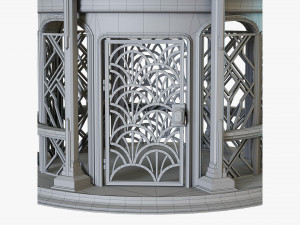 Birdcage Art Deco 3D 模型