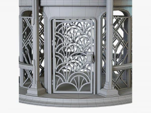 Birdcage Art Deco 3D Model
