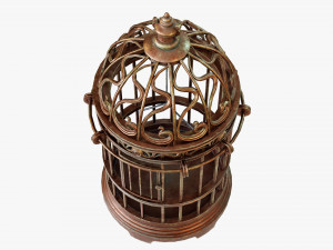 Birdcage Vintage 3D Model