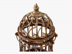 Birdcage Vintage 3D Model