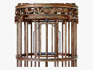 Birdcage Vintage 3D Model