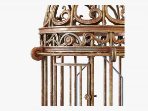 Birdcage Vintage 3D Model