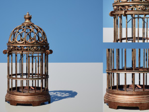 Birdcage Vintage 3D Model