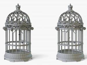 Birdcage Vintage 3D Model