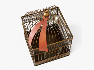 Birdcage Flapper Style 3D Модель