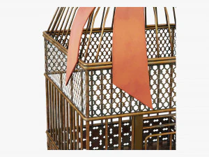 Birdcage Flapper Style 3D Model