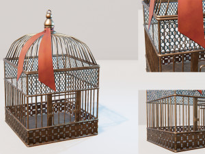 Birdcage Flapper Style 3D Модель