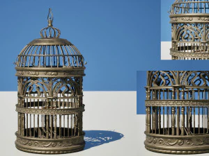 Birdcage Classic Victorian 3D Model