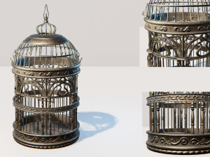 Birdcage Classic Victorian Model 3D