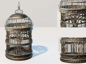 Birdcage Classic Victorian 3D Model