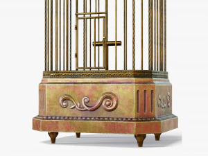 Birdcage Neoclassical 3D Model