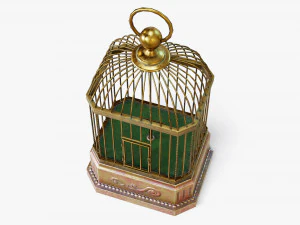 Birdcage Neoclassical 3D Model