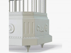 Birdcage Neoclassical 3D Model