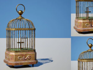 Birdcage Neoclassical 3D Model