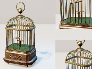 Birdcage Neoclassical 3D-Modell