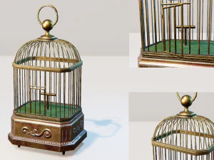 Birdcage Neoclassical 3D Model