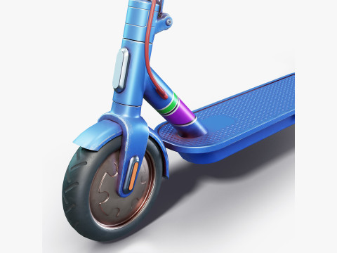 Kick Scooter 3D Model