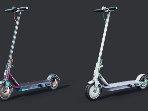 Kick Scooter 3D Model