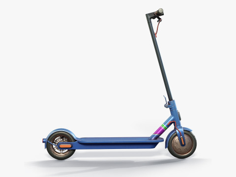 Kick Scooter 3D Model