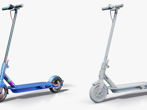 Kick Scooter 3D Model