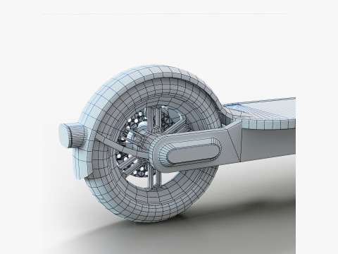 Kick Scooter 3D Model