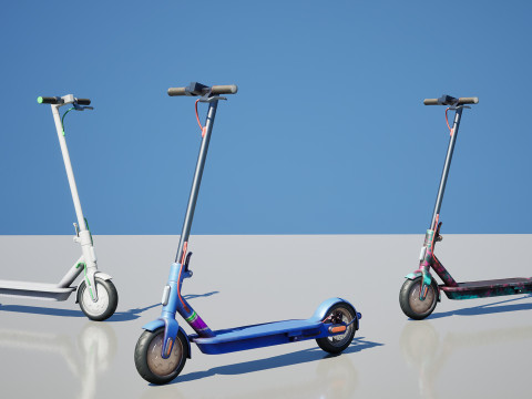 Kick Scooter 3D Model