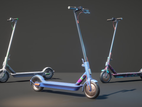 Kick Scooter 3D Model
