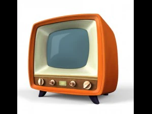 televisão estilizada Modelo 3D