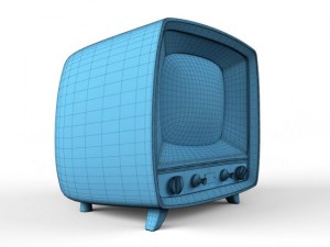 tv stylized Modello 3D
