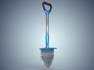 shovel hitech 3D Model