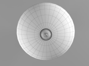 iris inverted tiffany pendant Model 3D