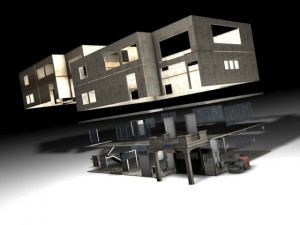 urban building Modelo 3D