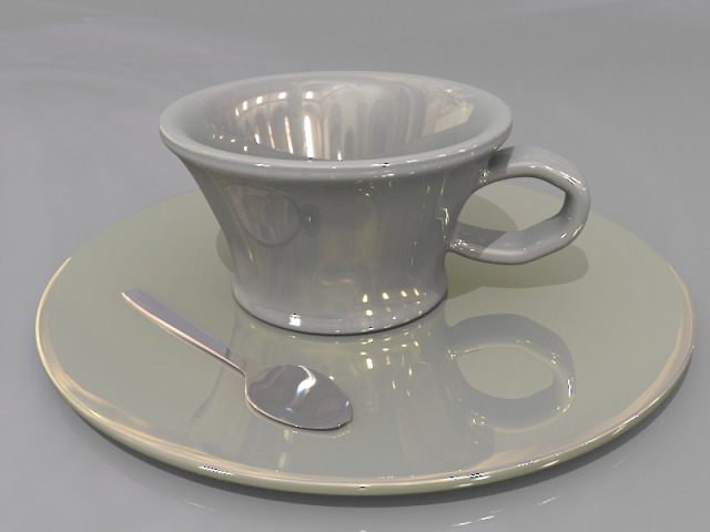 cup of tea 3D Model .c4d .max .obj .3ds .fbx .stl .blend 