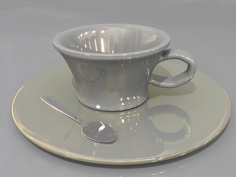 cup of tea 3D Model .c4d .max .obj .3ds .fbx .stl .blend 