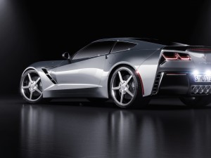 corvette c7 stingray 2014 3D Model