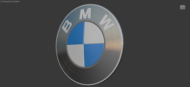 bmw logo 3D 모델 .c4d .max .obj .3ds .fbx .stl .blend 