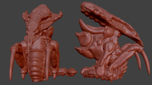 hydralisk 3D मॉडल .c4d .max .obj .3ds .fbx .stl .blend