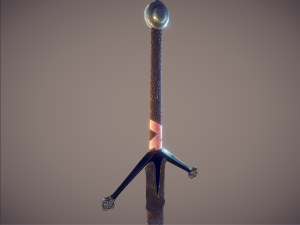 medieval claymore - game ready 3D 모델