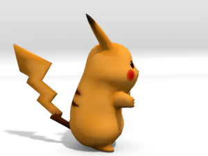 lowpoly pikachu 3D Model