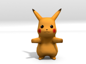 lowpoly pikachu 3D Model