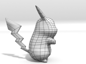 lowpoly pikachu 3D Model