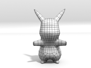 lowpoly pikachu 3D Model