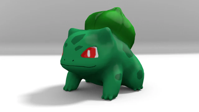 bulbasauro lowpoly Modello 3D .c4d .max .obj .3ds .fbx .stl .blend 