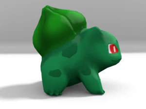 bulbasauro lowpoly Modello 3D