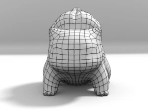 bulbasauro lowpoly Modello 3D