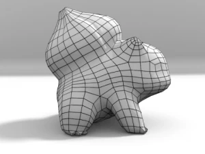 bulbasauro lowpoly Modello 3D