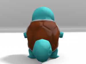 lowpoly squirtle 3D Model