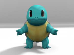 lowpoly squirtle 3D Model
