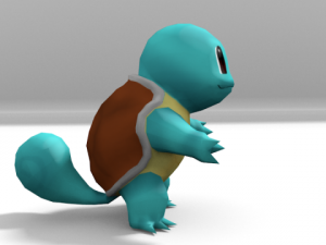 lowpoly squirtle 3D Model