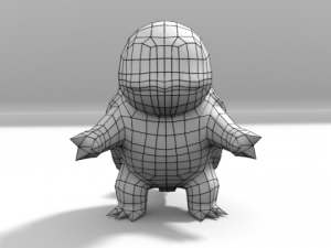 lowpoly squirtle 3D Model